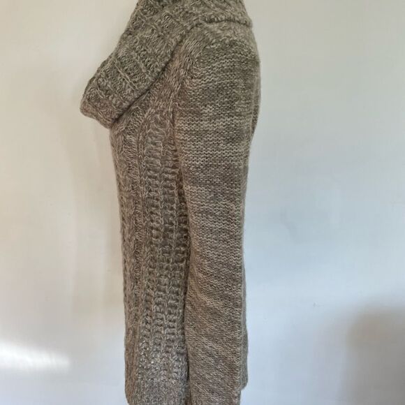 Like, love cowl neck light/ dark blend knit sweater, size M - Picture 6 of 7